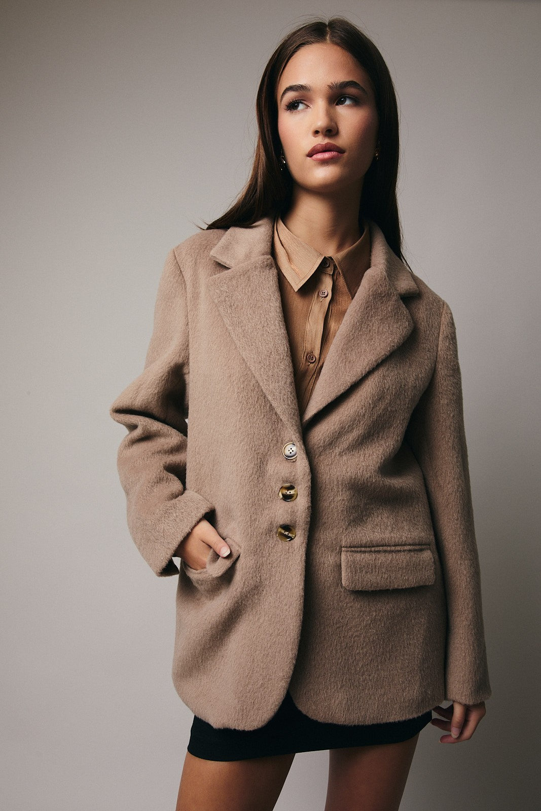 Soft Tailored Oversized Blazer