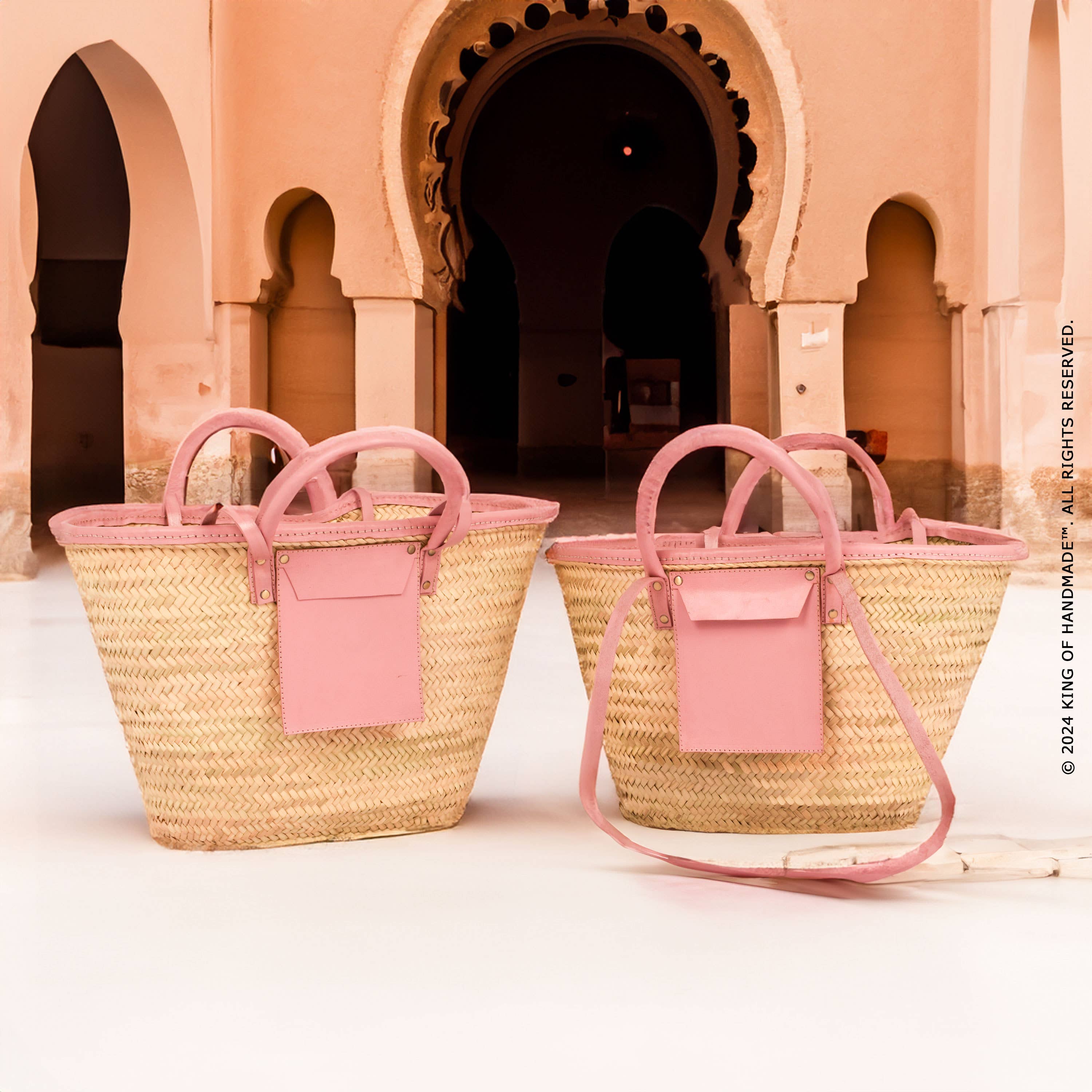 Woven Straw Shoulder Tote Bag