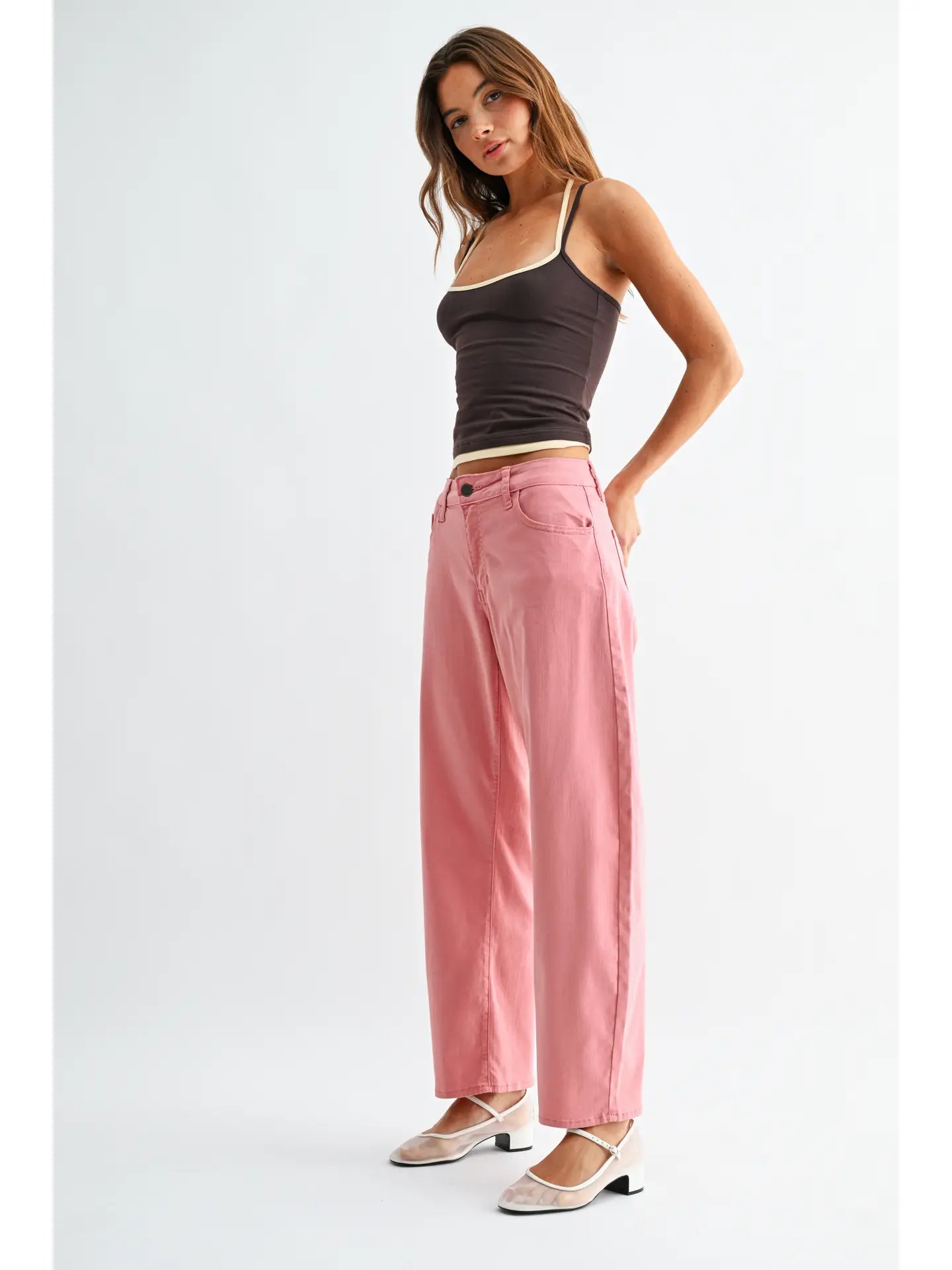 JBD Stretch Twill Comfort Barrel Jean