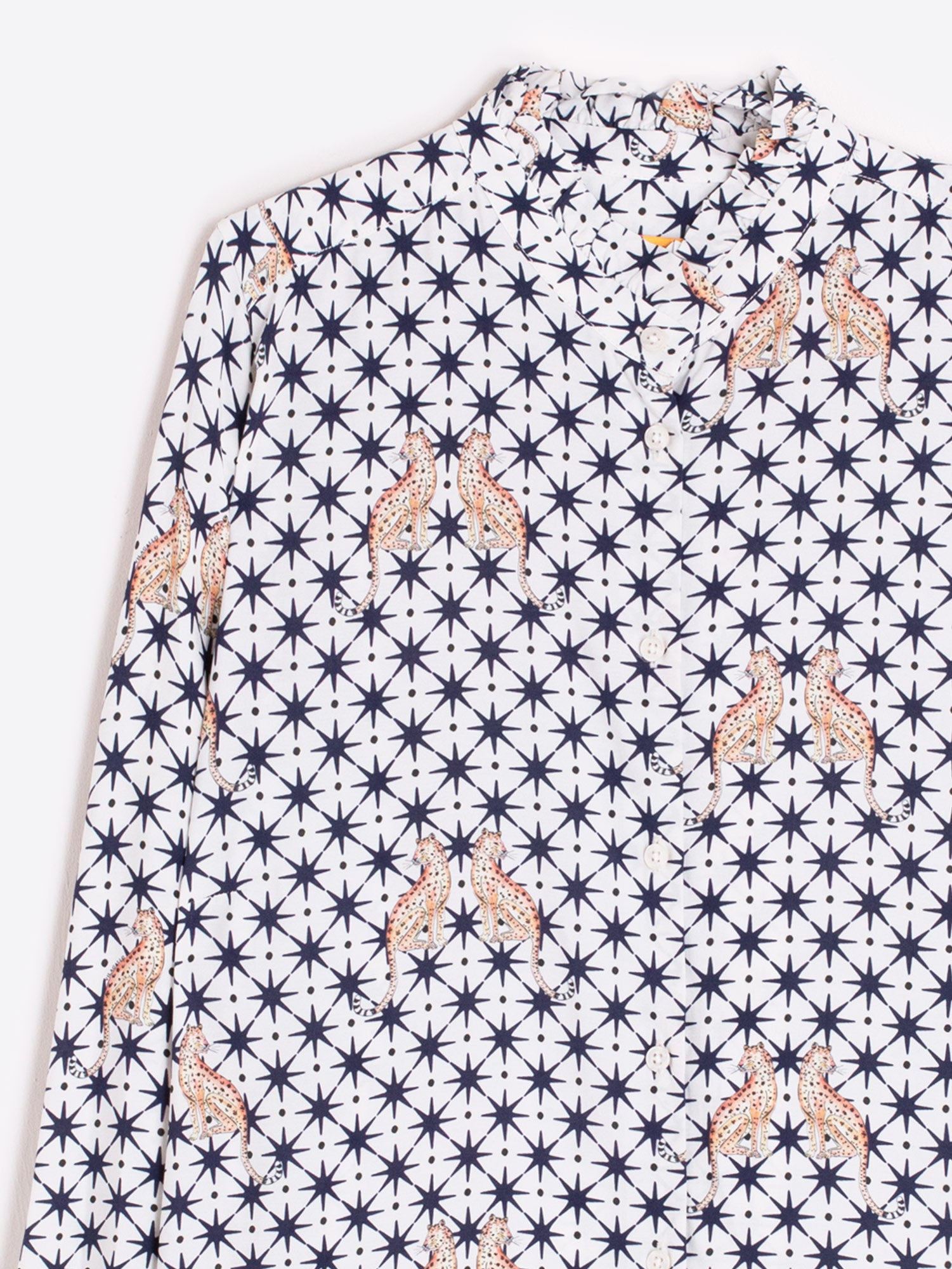 Vilagallo Leopard & Stars Blouse