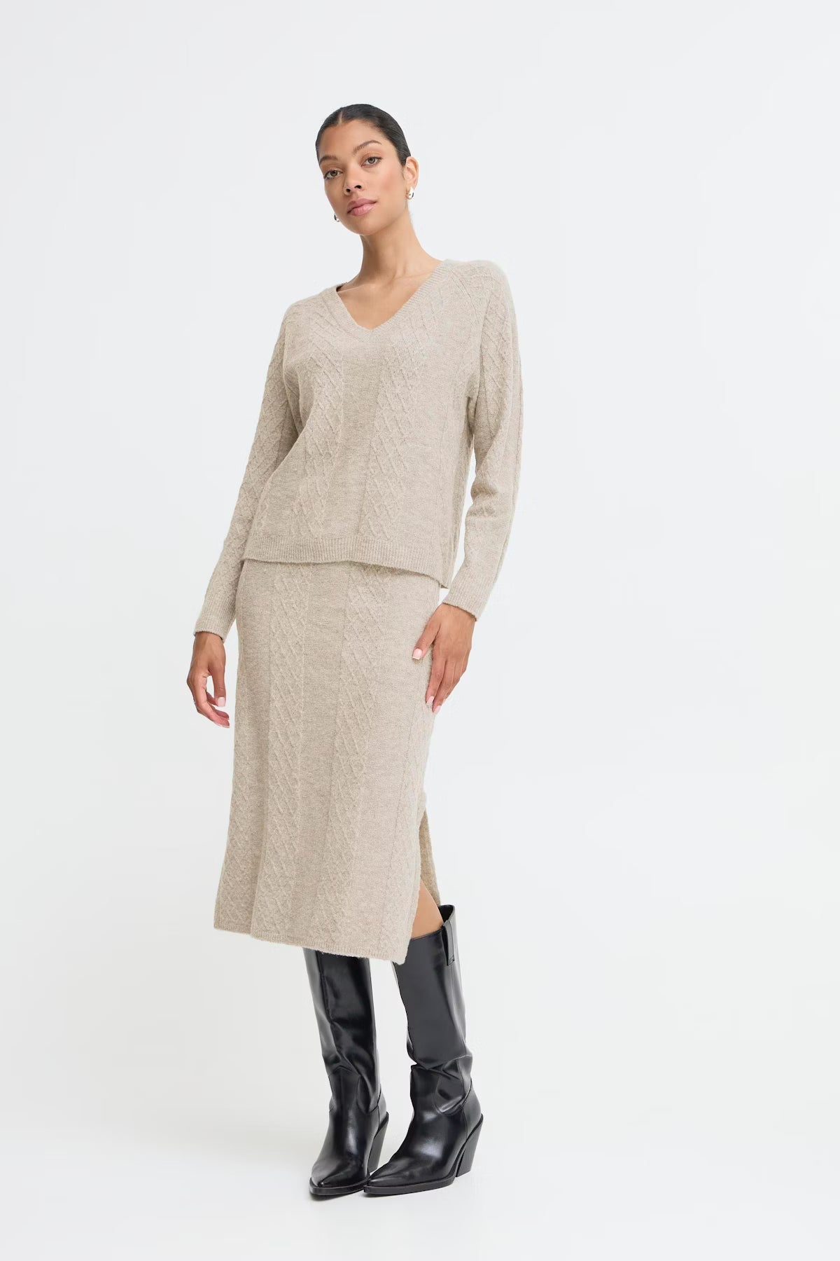 b. young Bynikolina V-Neck Jumper