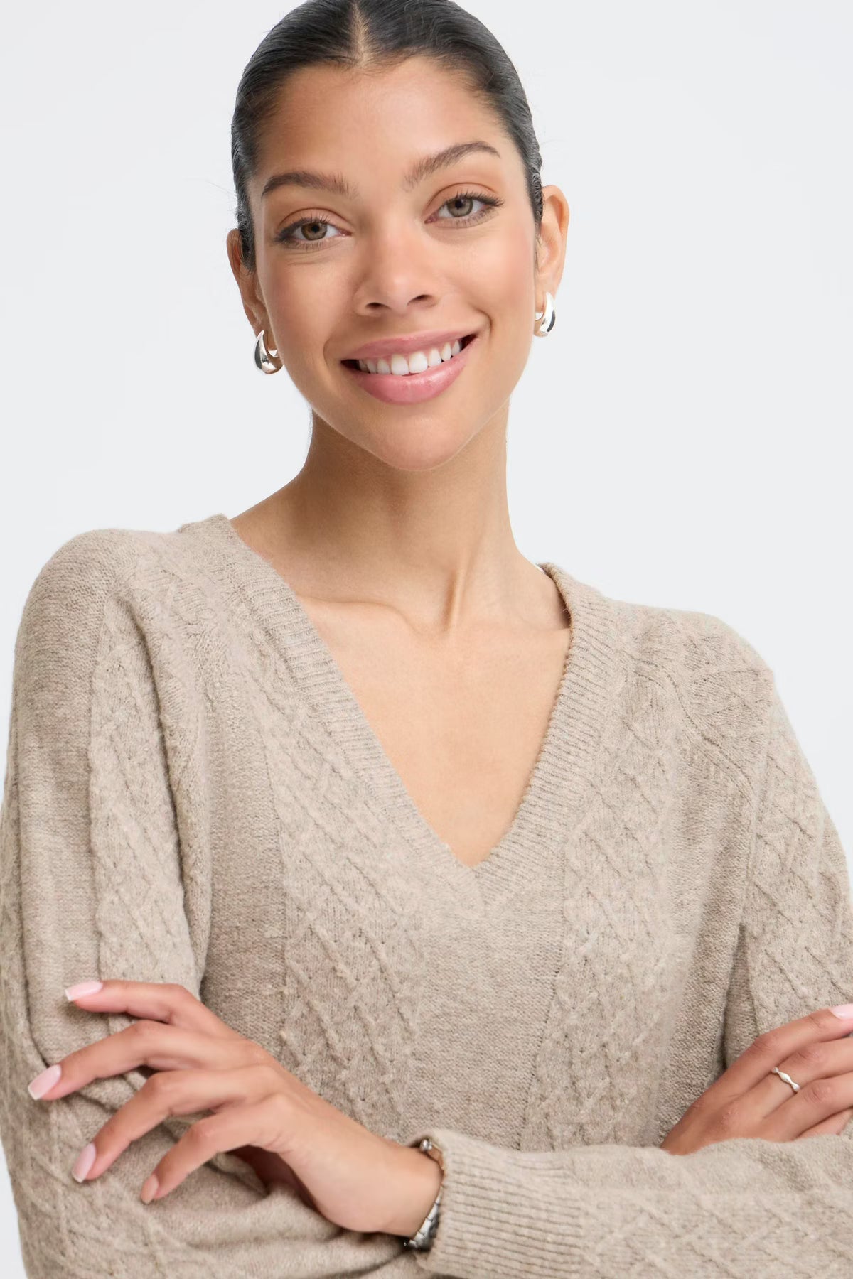 b. young Bynikolina V-Neck Jumper