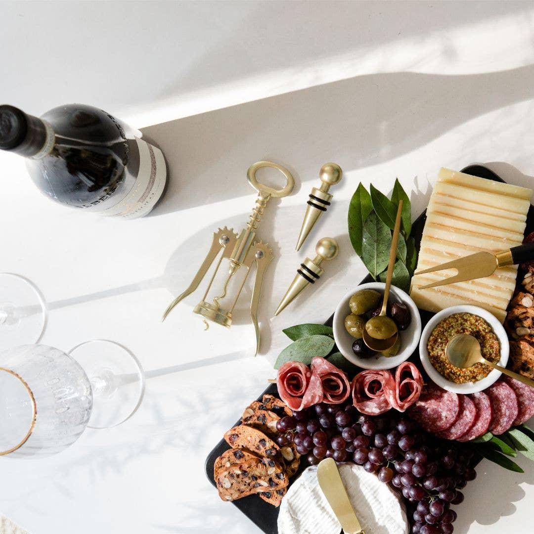 Gold Metal Wine Bottle Stopper