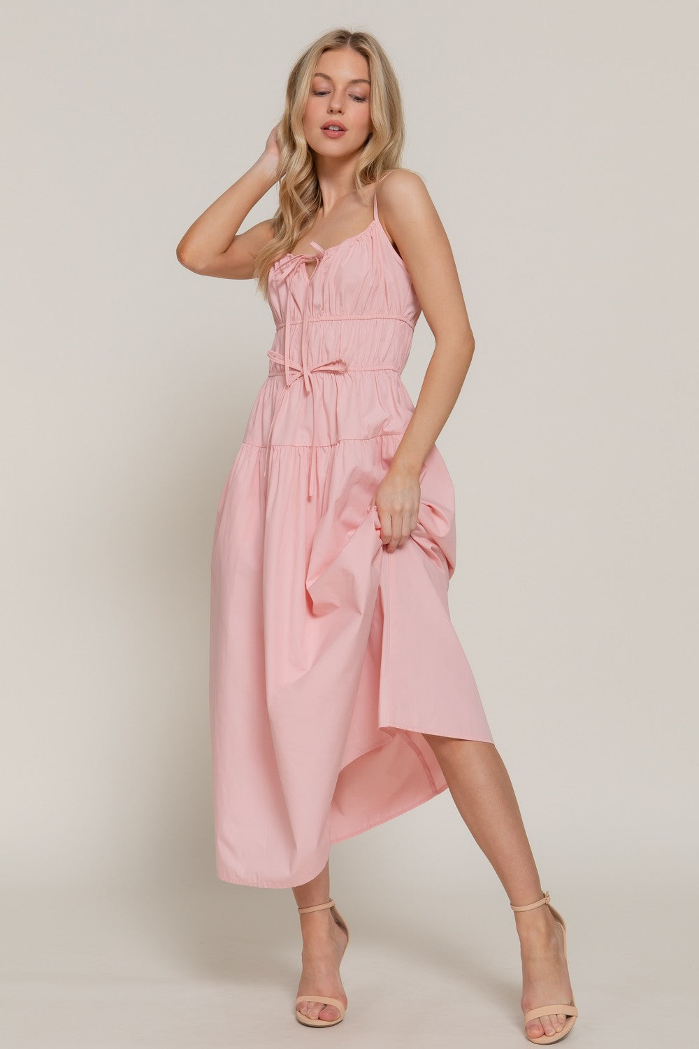 Tie Detail Long Dress