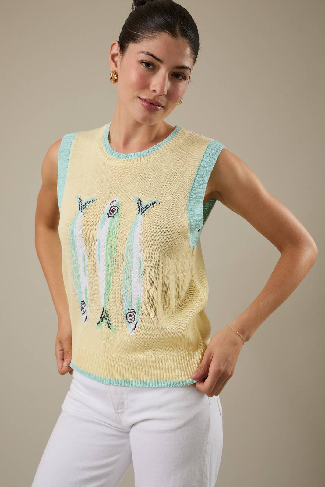 Sardine Sleeveless Sweater