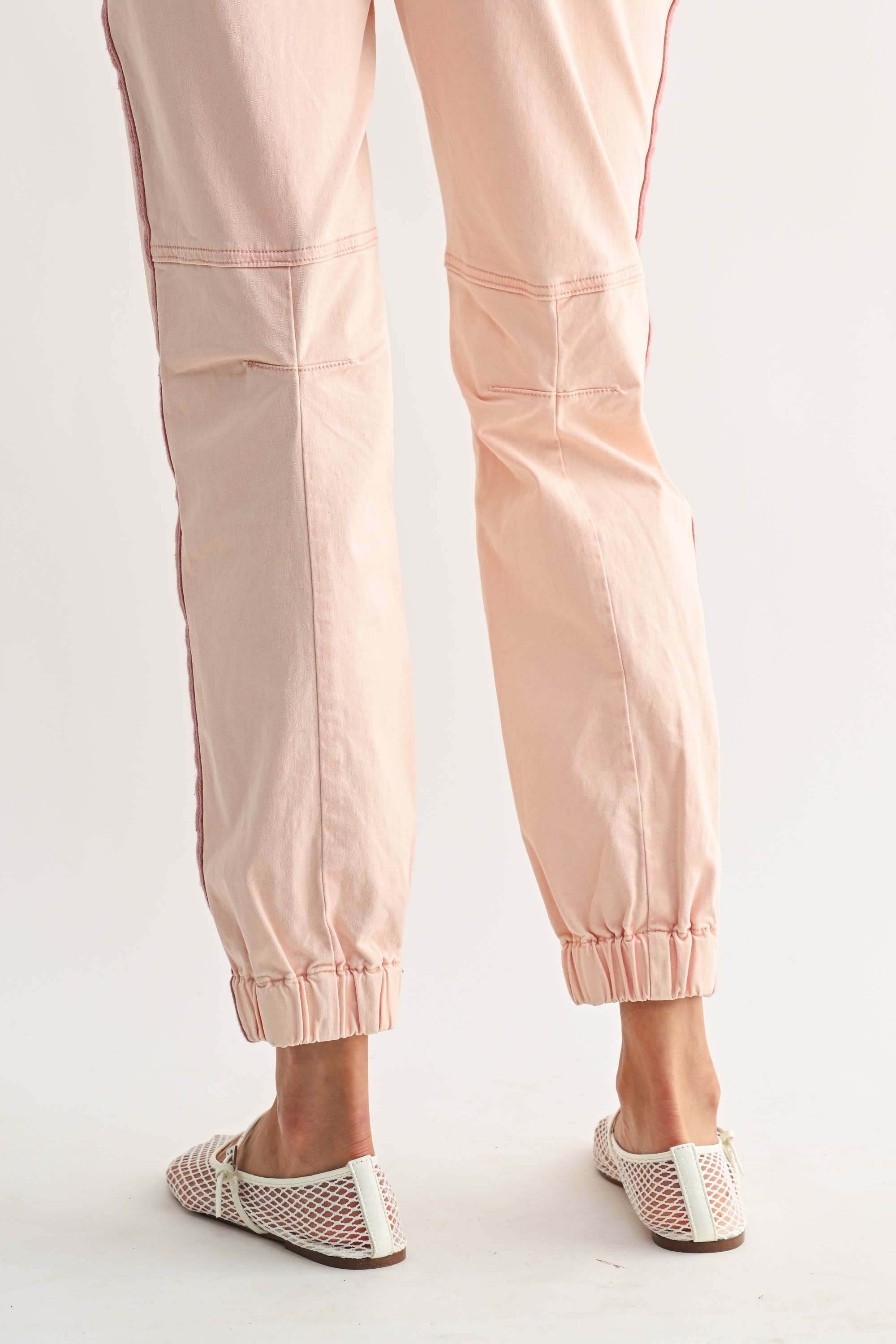 Pink Side Stripe Jogger