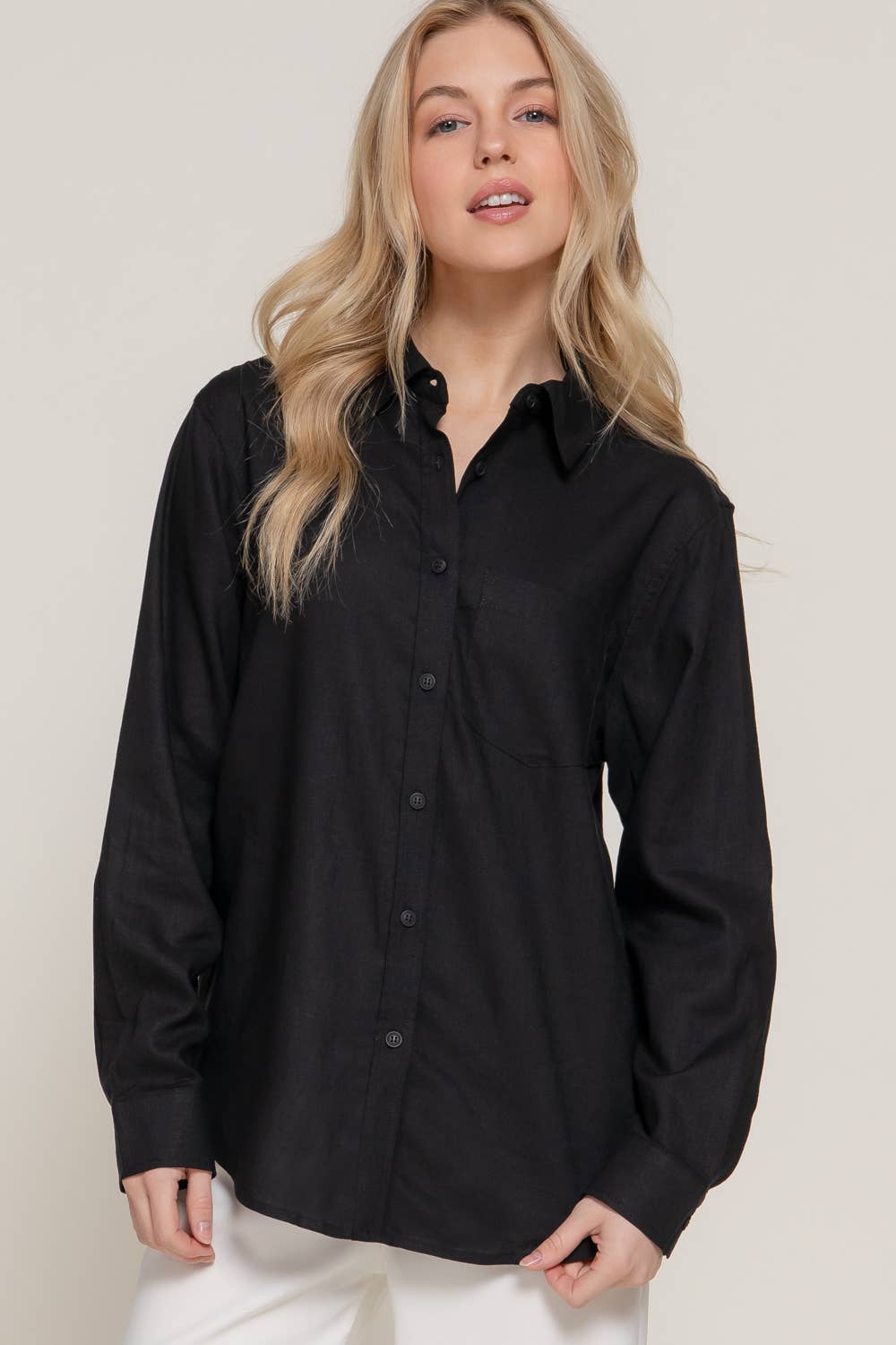 Long Sleeve Linen Shirt