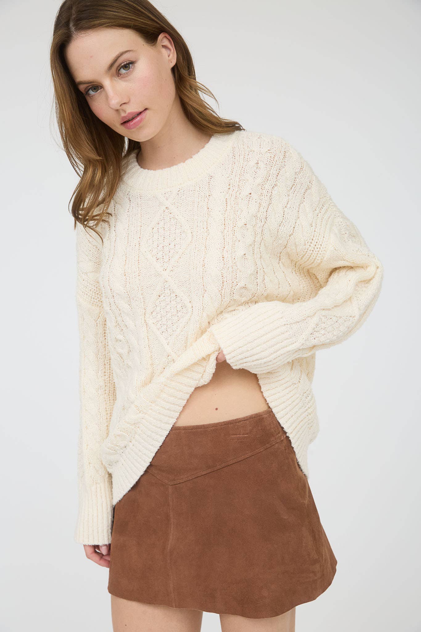 Cozy Cableknit Sweater