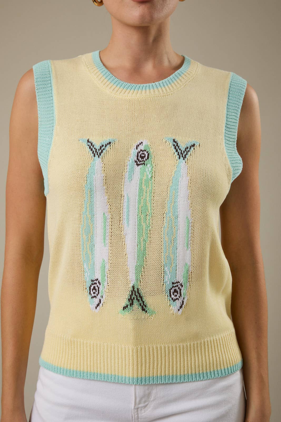 Sardine Sleeveless Sweater