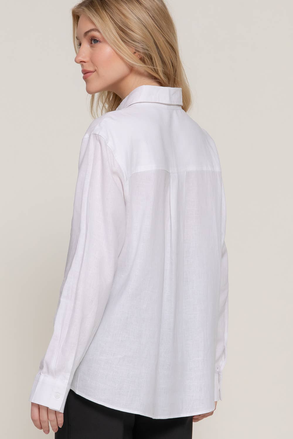 Long Sleeve Linen Shirt