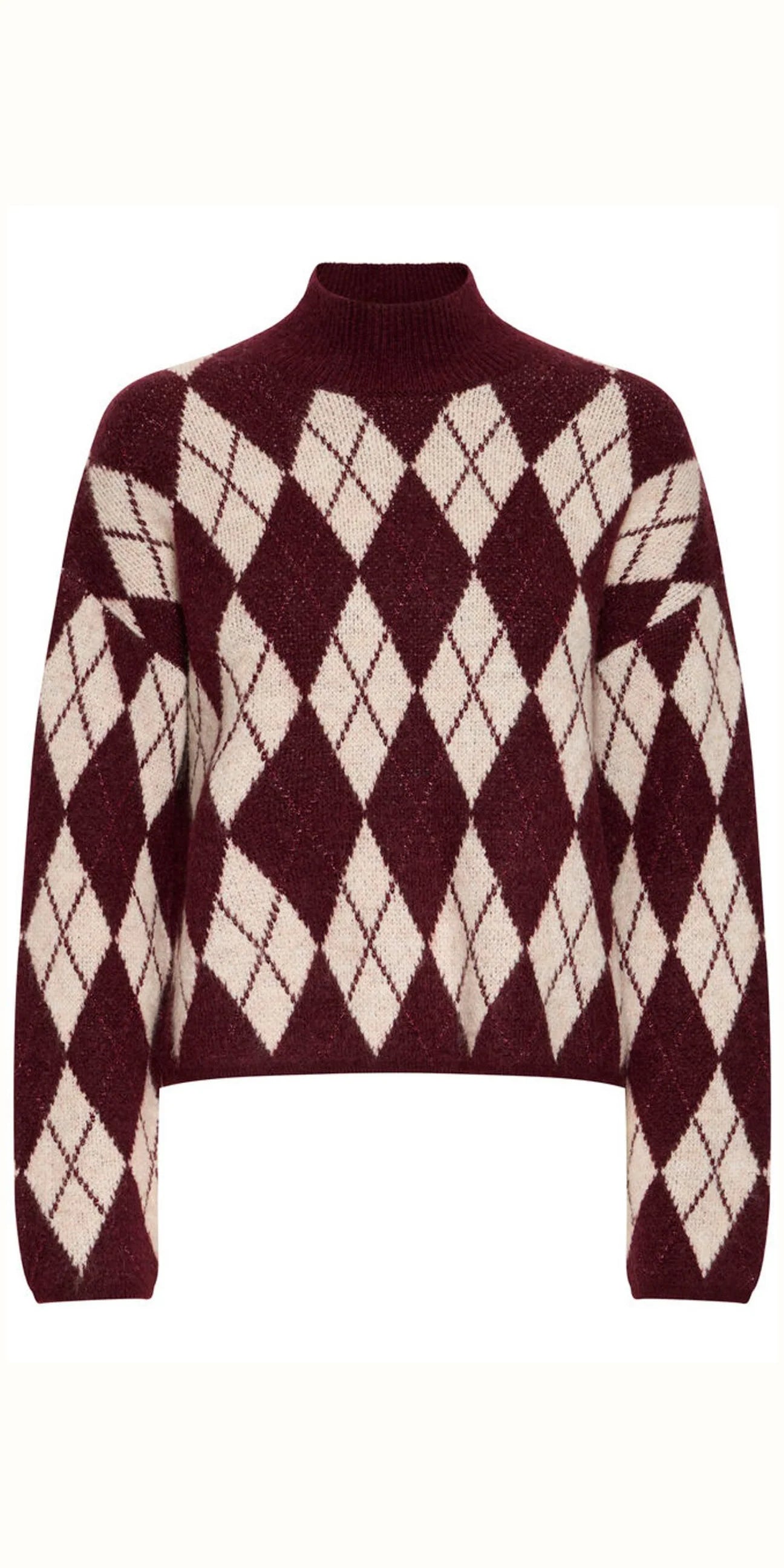b. young Bynafta Argyle Jumper