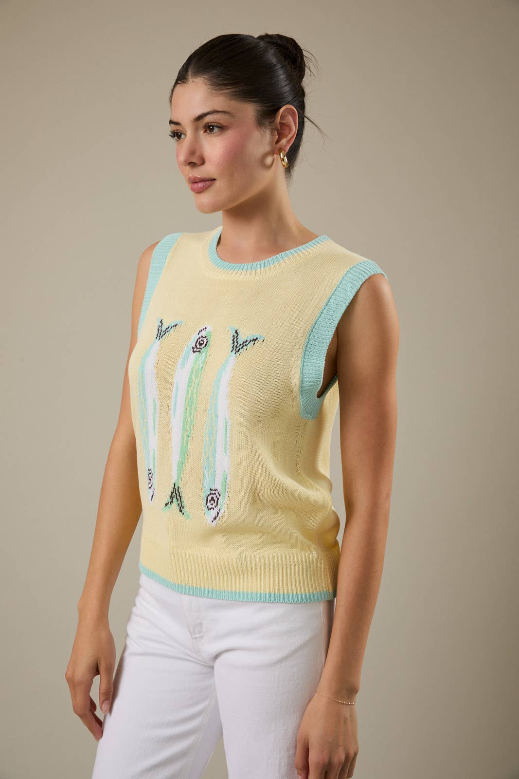 Sardine Sleeveless Sweater