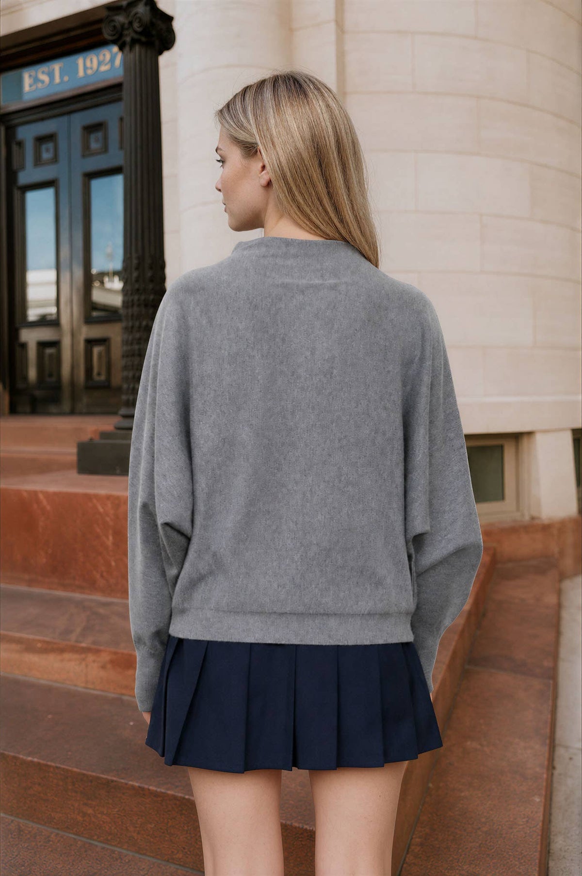 Boat Neck Button Cardigan