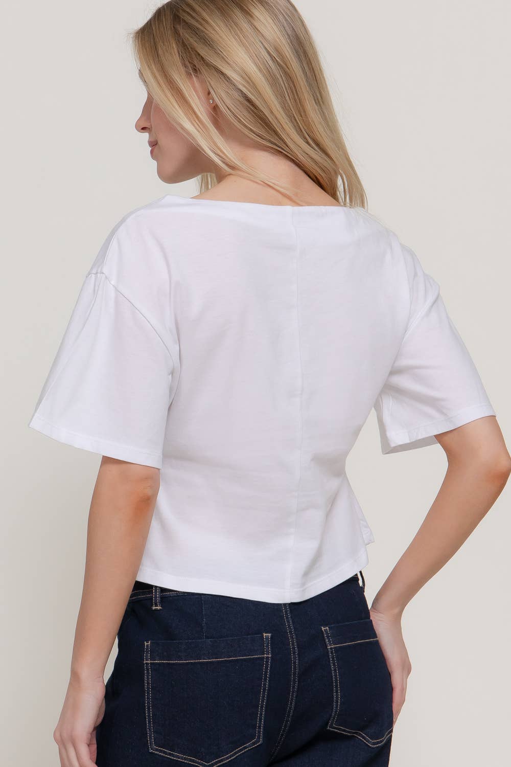 Boat Neck Cotton Top