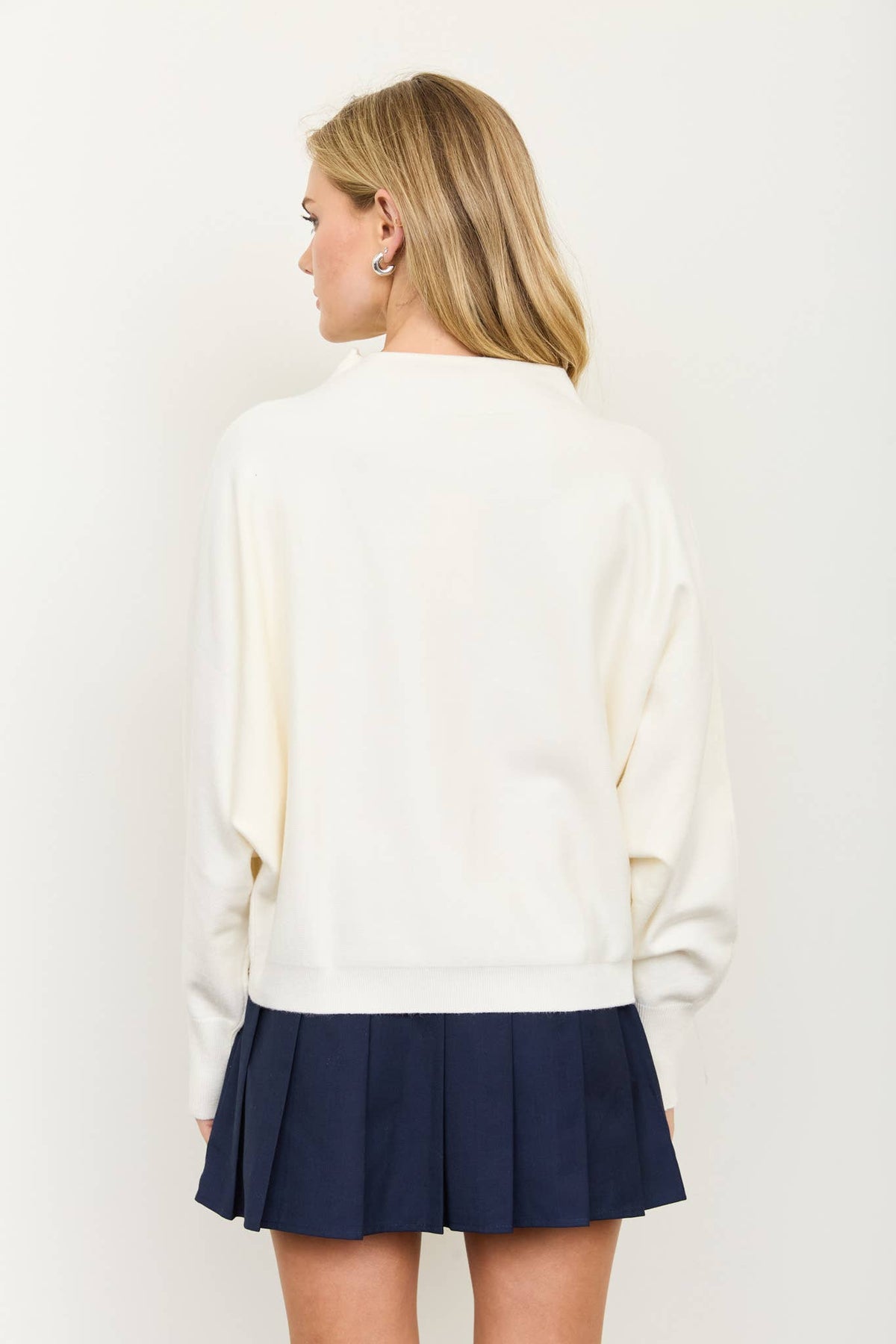 Boat Neck Button Cardigan