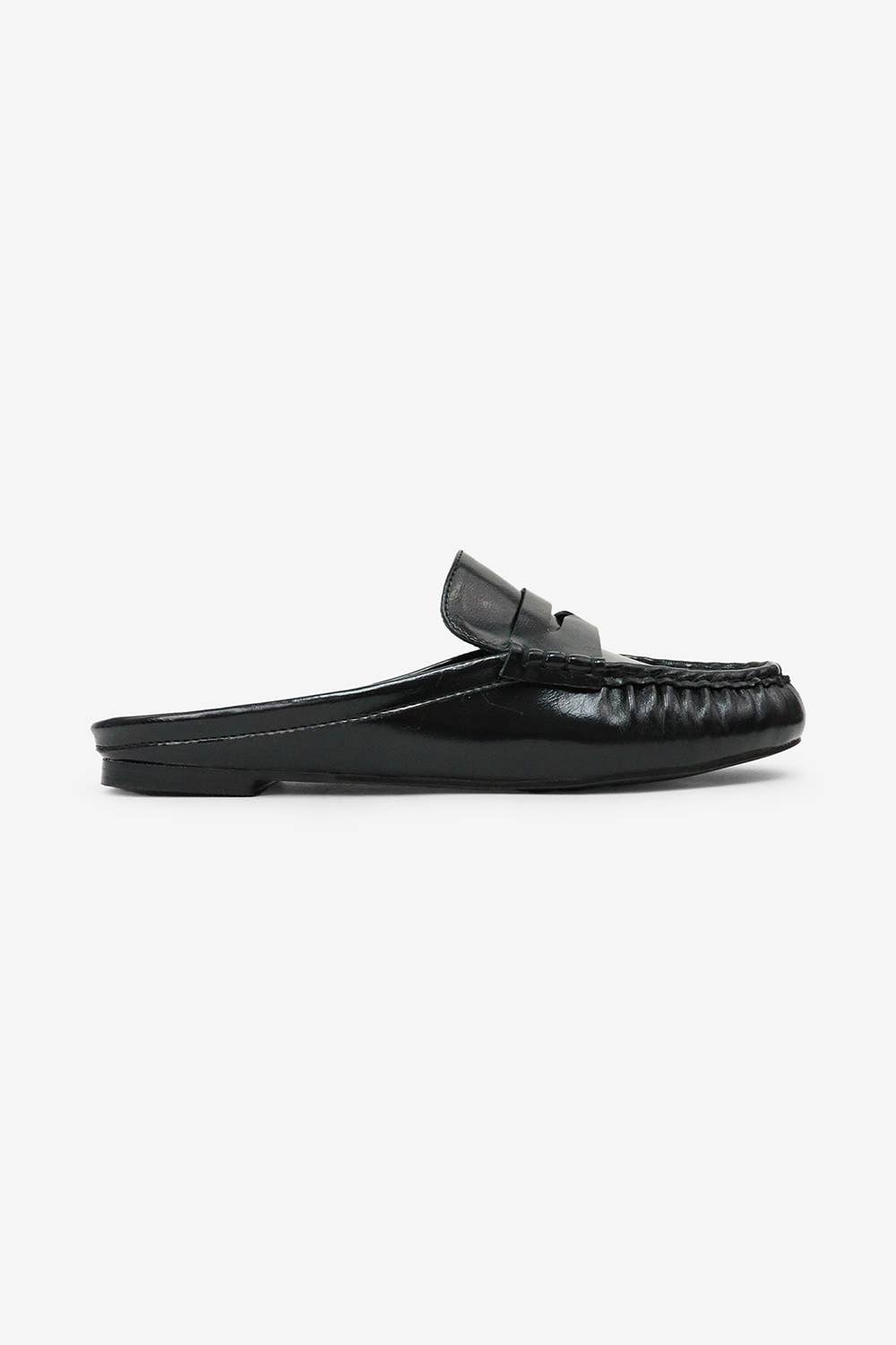 Slip On Loafer Mules