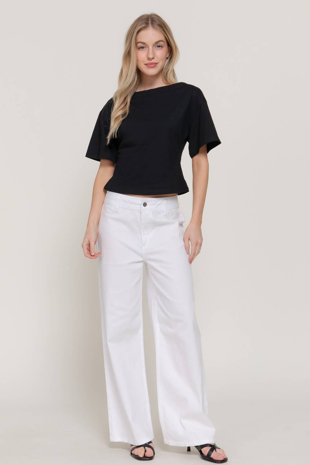 Boat Neck Cotton Top