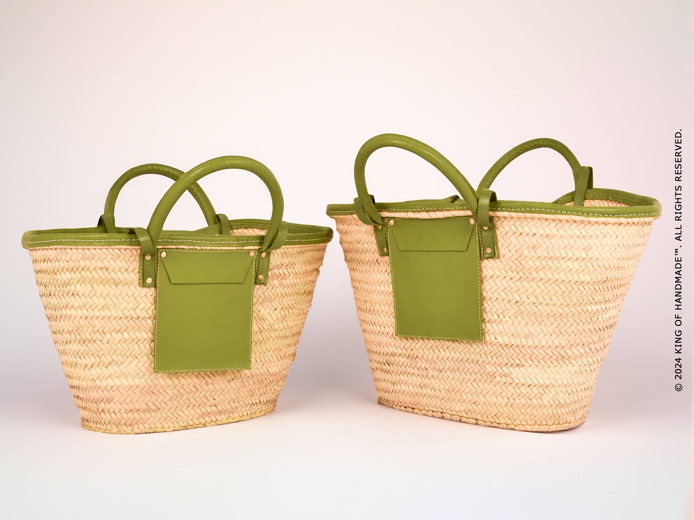 Woven Straw Shoulder Tote Bag