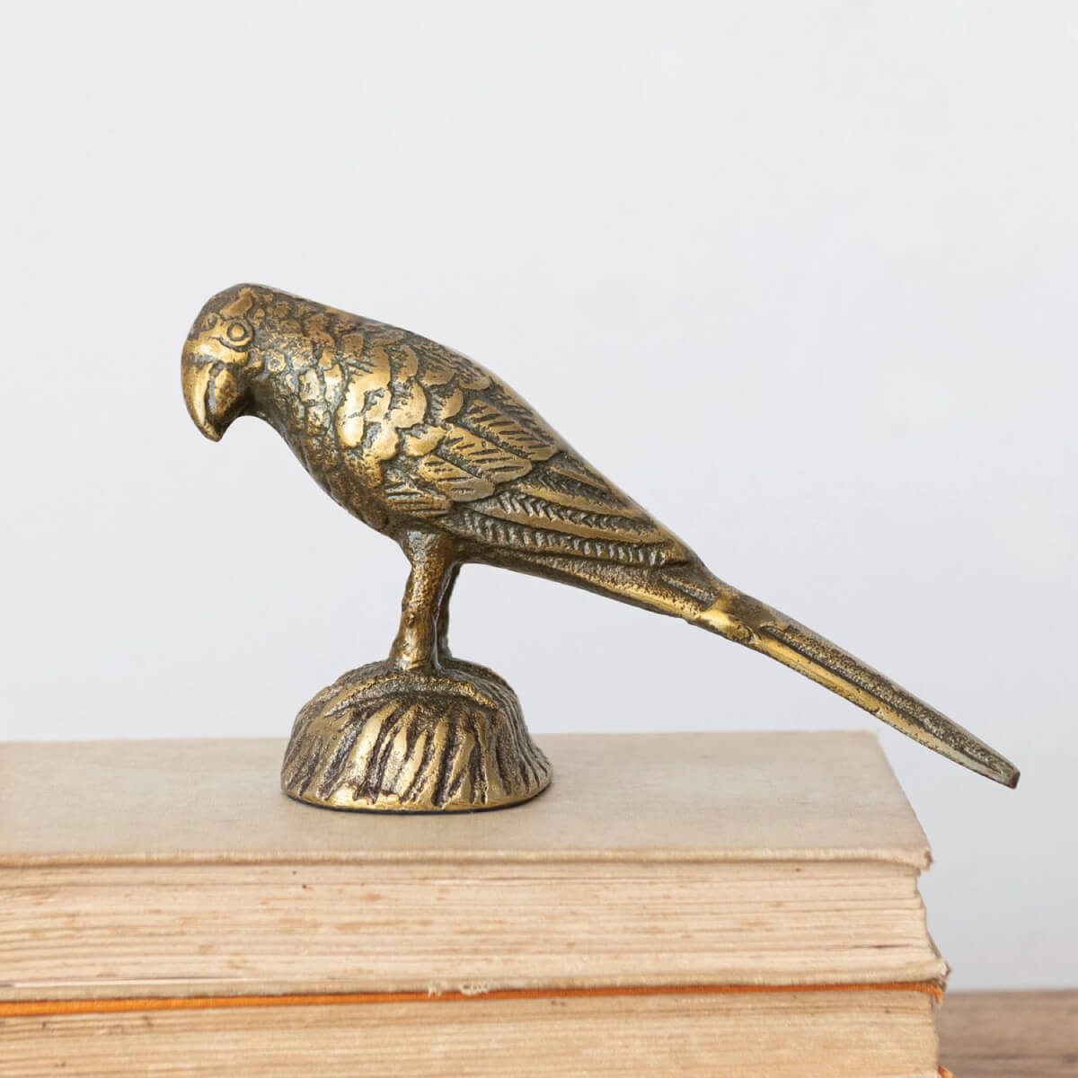 Antique Gold Bird Figurine front | MILK MONEY milkmoney.co | 	Home decor online, Modern home decor, Luxury home furnishings, Best home decor, Home accessories for sale, Living room furniture sets, Kitchen decor ideas, Wall art for home, Bathroom accessories, Vintage home decor, Minimalist home decor
