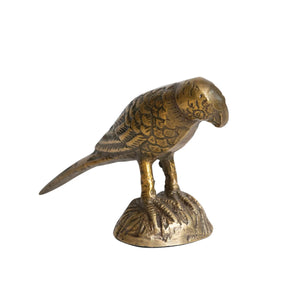 Antique Gold Bird Figurine front | MILK MONEY milkmoney.co | 	Home decor online, Modern home decor, Luxury home furnishings, Best home decor, Home accessories for sale, Living room furniture sets, Kitchen decor ideas, Wall art for home, Bathroom accessories, Vintage home decor, Minimalist home decor
