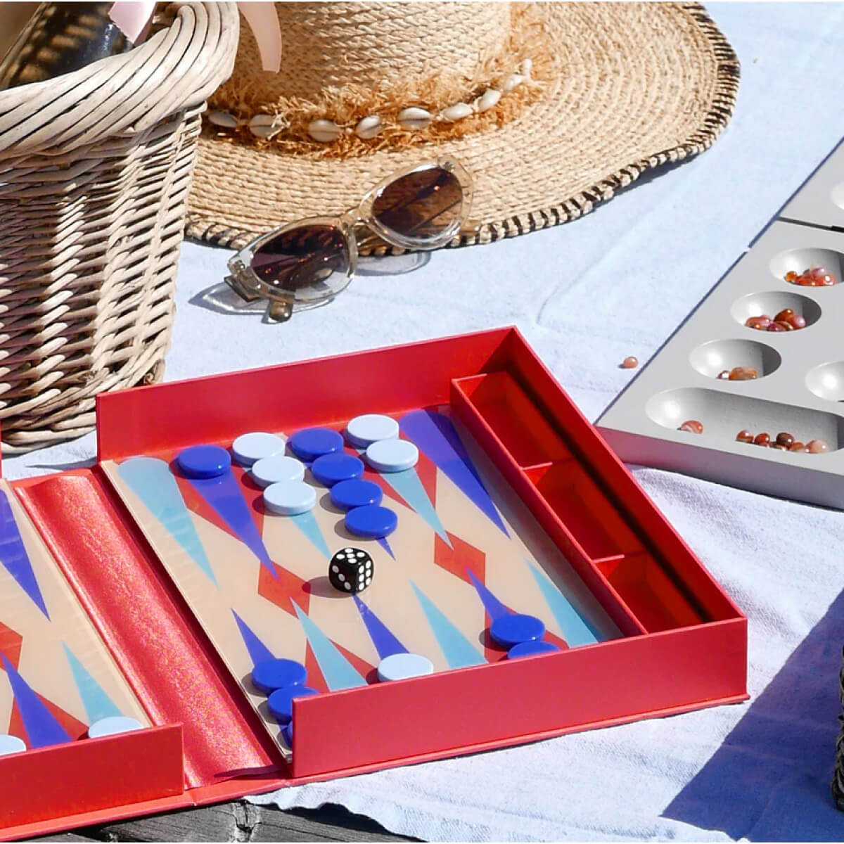 Art of Backgammon Board Game