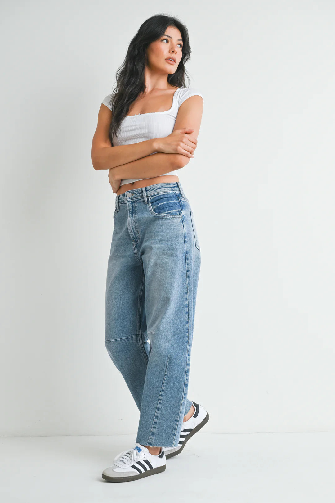 JBD Seamed Barrel Jean