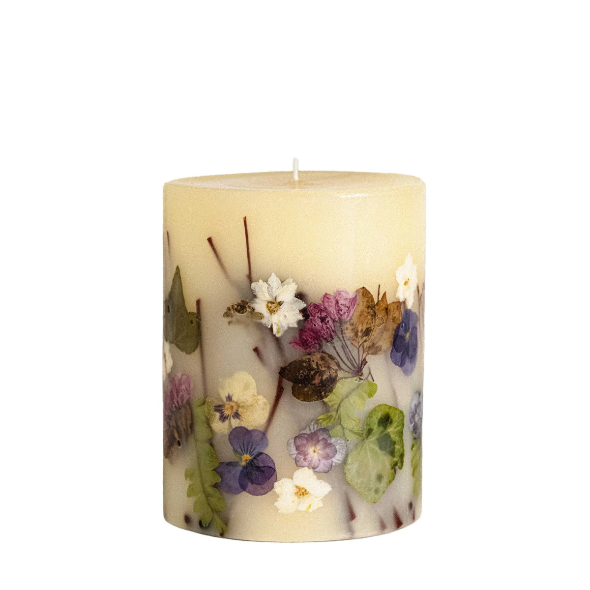 Black Currant + Bay Small Round Botanical Candle