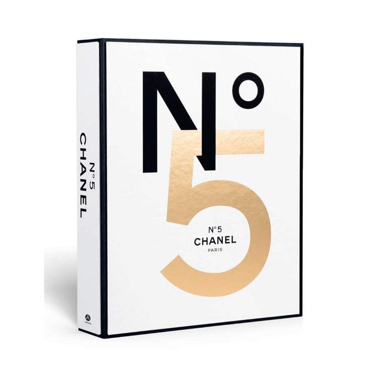 Chanel No. 5 Story of a Perfume Book Box Set  front | MILK MONEY milkmoney.co | white elephant gift ideas, gift, mother's day gift ideas, white elephant gift, gift shops near me, cute home decor, mother's day gift, cute home accents, handmade in USA, elegant home decor
