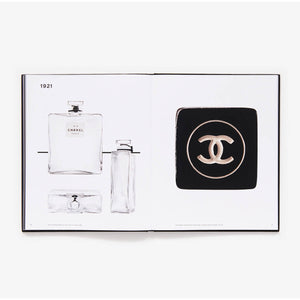 Chanel No. 5 Story of a Perfume Book Box Set  inside | MILK MONEY milkmoney.co | white elephant gift ideas, gift, mother's day gift ideas, white elephant gift, gift shops near me, cute home decor, mother's day gift, cute home accents, handmade in USA, elegant home decor
