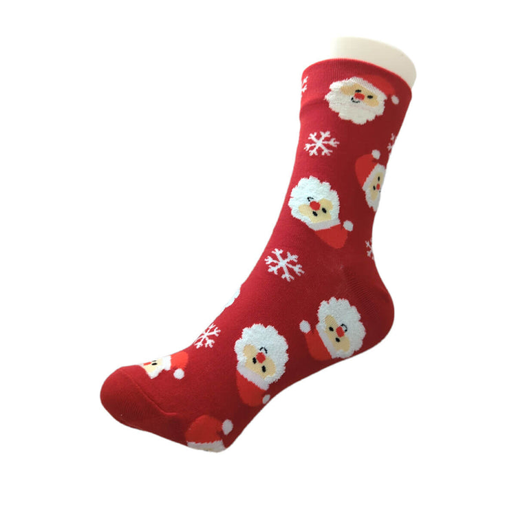 Christmas Half Crew Socks red santa | MILK MONEY milkmoney.co | women's accessories. cute accessories. trendy accessories. cute accessories for girls. ladies accessories. women's fashion accessories.