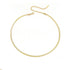 Classic Snake Chain Necklace gold small front | MILK MONEY milkmoney.co | cute necklaces. pretty necklaces. trendy necklaces. cute simple necklaces. cute gold necklace. cute cheap necklaces. cute necklaces for women. trendy layered necklaces. casual necklace. cute trendy necklaces