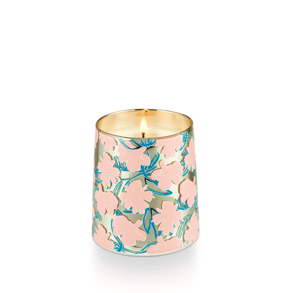 Coconut Milk Mango Pearl Glass Candle pink front | MILK MONEY milkmoney.co | cute clothes for women. womens online clothing. trendy online clothing stores. womens casual clothing online. trendy clothes online. trendy women's clothing online. ladies online clothing stores. trendy women's clothing stores. cute female clothes.