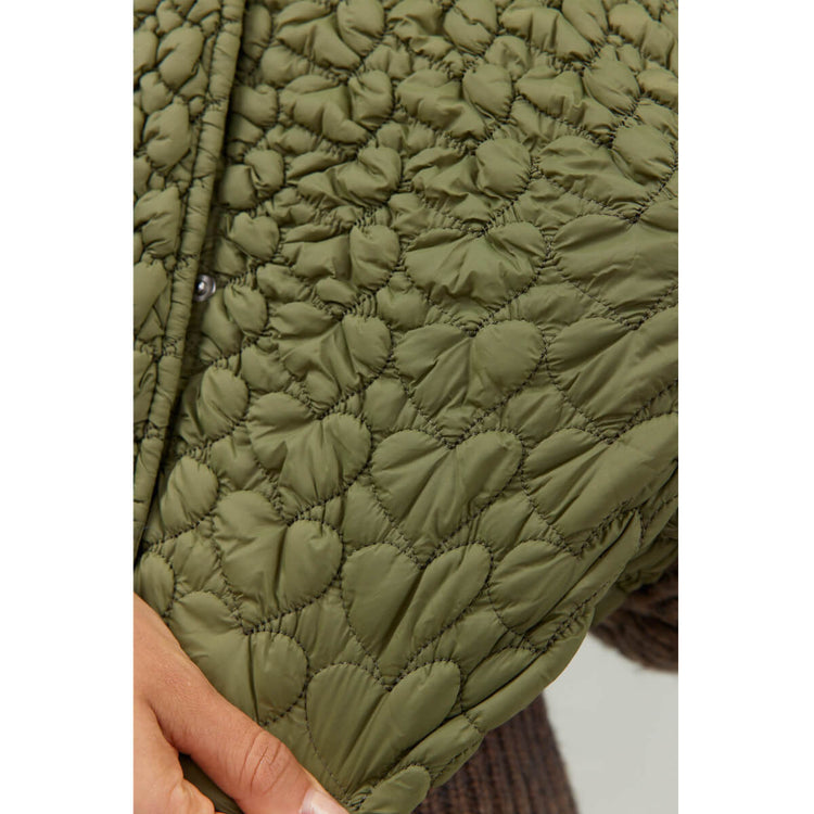 Cropped Quilting Vest olive front | MILK MONEY milkmoney.co | cute clothes for women. womens online clothing. trendy online clothing stores. womens casual clothing online. trendy clothes online. trendy women's clothing online. ladies online clothing stores. trendy women's clothing stores. cute female clothes.