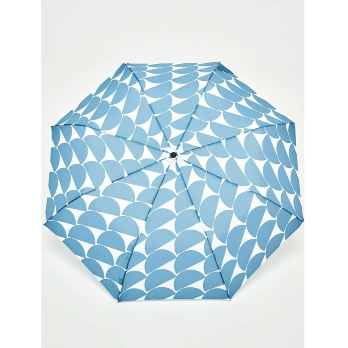 Denim Moon Compact Duckhead Umbrella front | MILK MONEY milkmoney.co | white elephant gift ideas, gift, mother's day gift ideas, white elephant gift, gift shops near me, cute umbrella