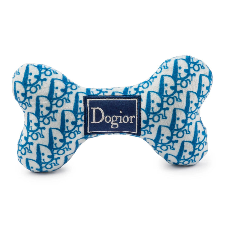 Dogior Bones Dog Toys front blue | MILK MONEY milkmoney.co | white elephant gift ideas, gift, mother's day gift ideas, white elephant gift, gift shops near me'