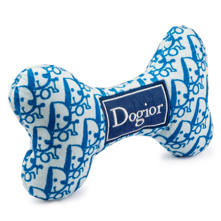 Dogior Bones Dog Toys front blue | MILK MONEY milkmoney.co | white elephant gift ideas, gift, mother's day gift ideas, white elephant gift, gift shops near me'