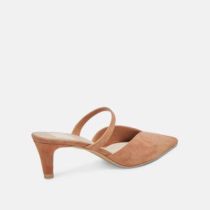 Dolce Vita Kanika Mid Heels brown side | MILK MONEY milkmoney.co | cute shoes for women. ladies shoes. nice shoes for women. footwear for women. ladies shoes online. ladies footwear. womens shoes and boots. pretty shoes for women. beautiful shoes for women. 
 