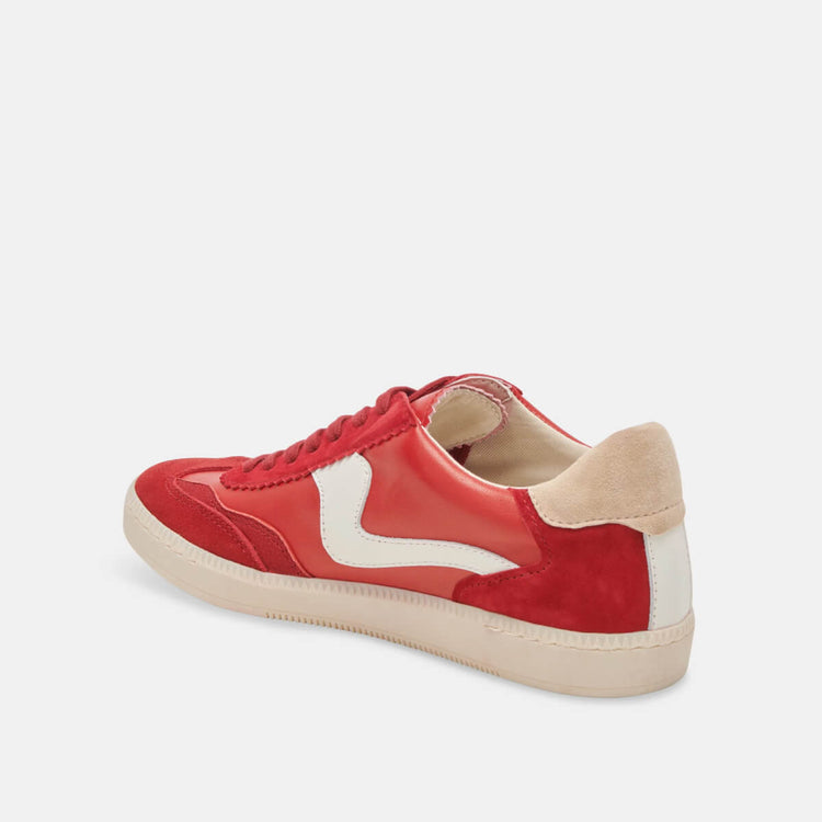 Dolce Vita Notice Sneakers red bacj side | MILK MONEY milkmoney.co | cute shoes for women. ladies shoes. nice shoes for women. footwear for women. ladies shoes online. ladies footwear. womens shoes and boots. pretty shoes for women. beautiful shoes for women.