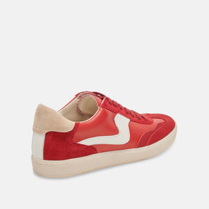 Dolce Vita Notice Sneakers red side | MILK MONEY milkmoney.co | cute shoes for women. ladies shoes. nice shoes for women. footwear for women. ladies shoes online. ladies footwear. womens shoes and boots. pretty shoes for women. beautiful shoes for women.