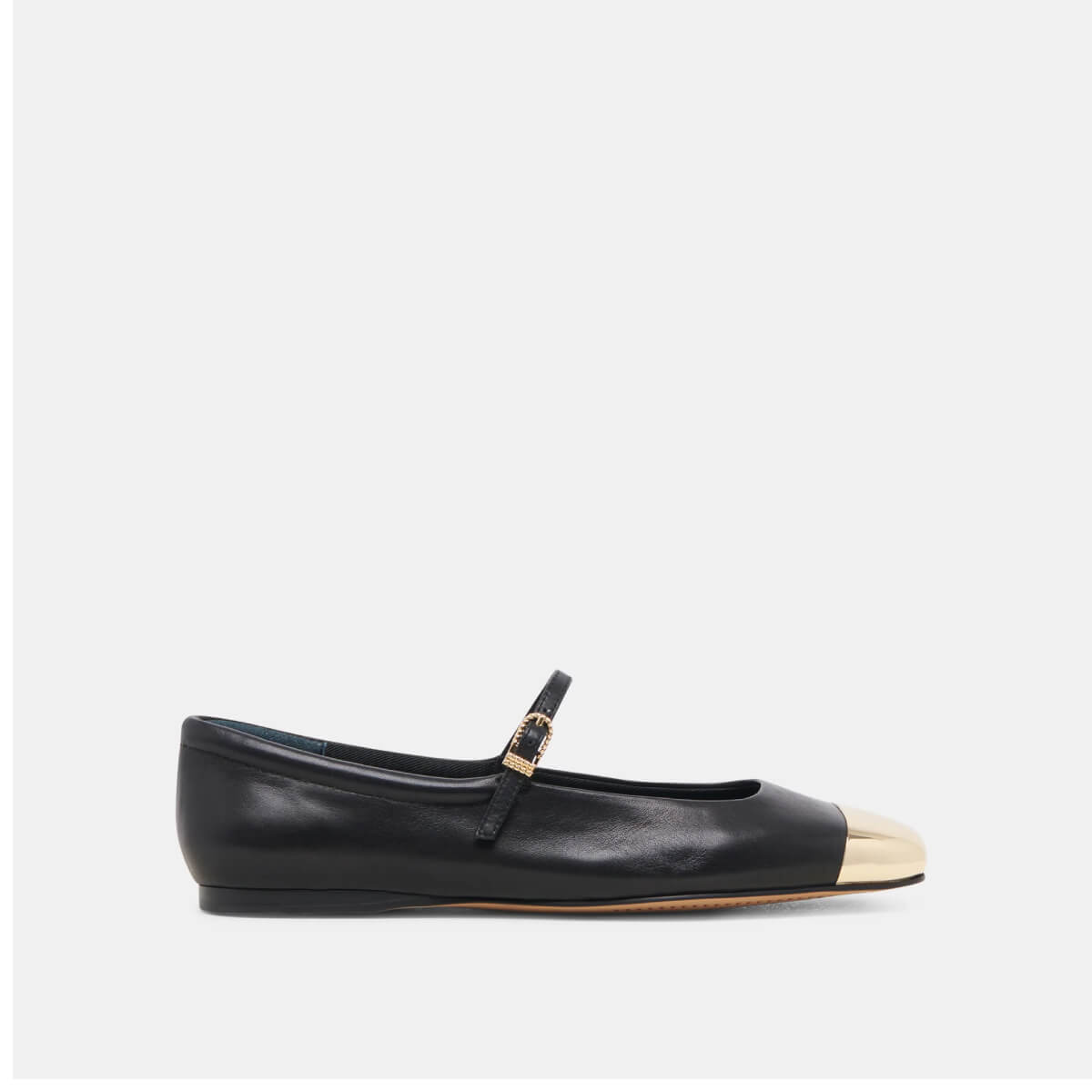 Dolce Vita Reyes Toe Cap Ballet Flats black side | MILK MONEY milkmoney.co | cute shoes for women. ladies shoes. nice shoes for women. footwear for women. ladies shoes online. ladies footwear. womens shoes and boots. pretty shoes for women. beautiful shoes for women. 
