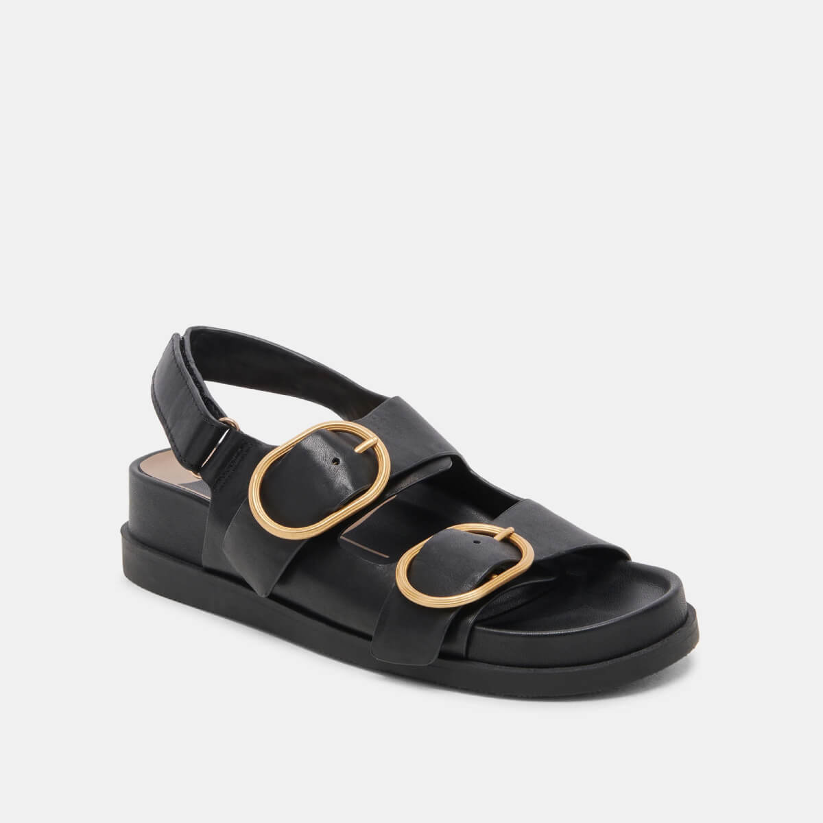 Dolce Vita Starla Sandals black side | MILK MONEY milkmoney.co | cute sandals for women. cute slides for women. trendy womens sandals. women sandals online. pretty sandals for women. cute slides womens.