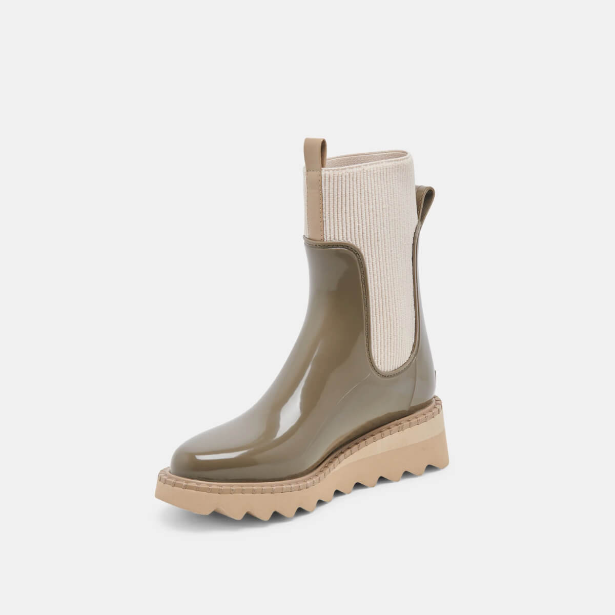 Dolce Vita Tropic H2O Boots moss patent side | MILK MONEY milkmoney.co | cute shoes for women. ladies shoes. nice shoes for women. ladies shoes online. ladies footwear. womens shoes and boots. pretty shoes for women. beautiful shoes for women.
