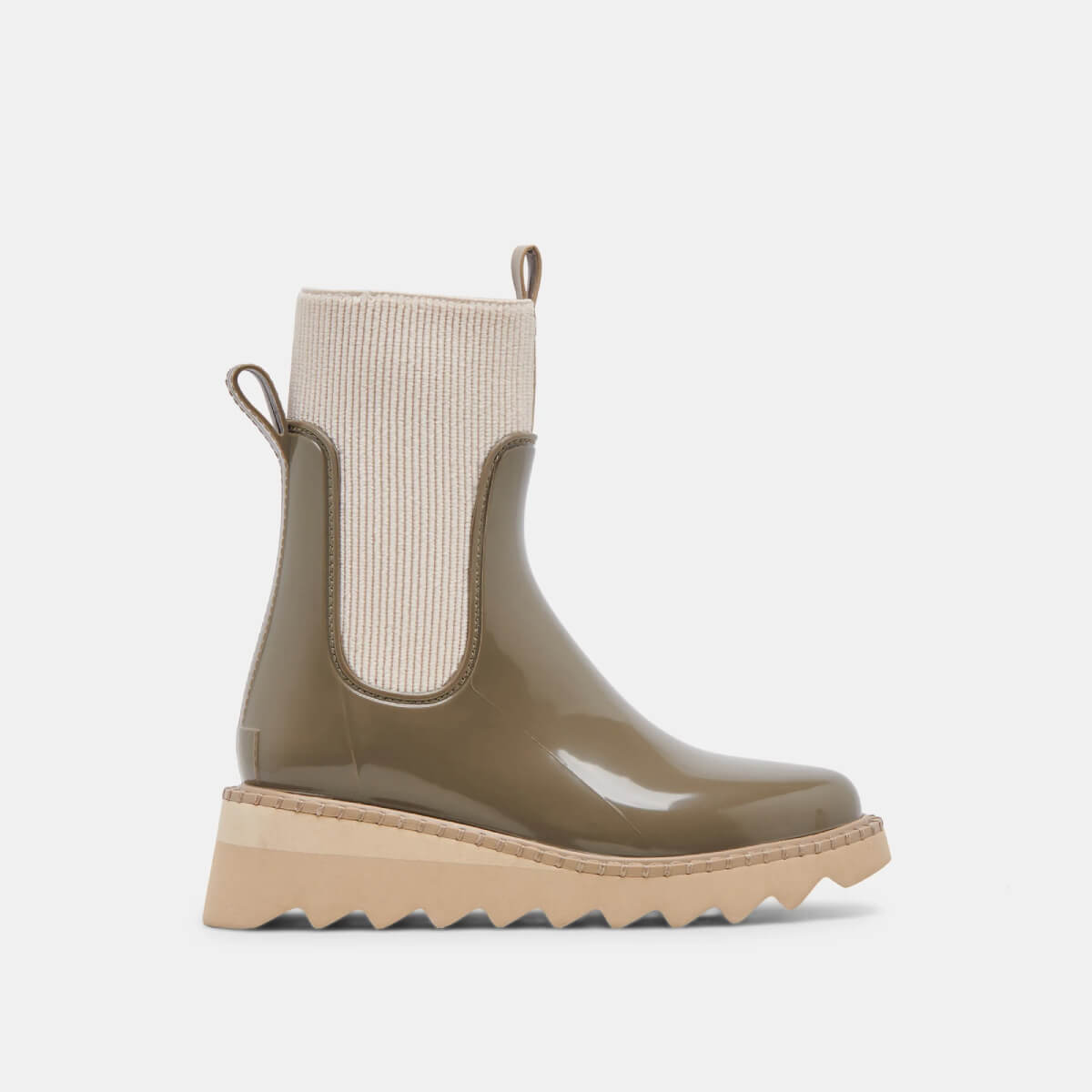 Dolce Vita Tropic H2O Boots moss patent side | MILK MONEY milkmoney.co | cute shoes for women. ladies shoes. nice shoes for women. ladies shoes online. ladies footwear. womens shoes and boots. pretty shoes for women. beautiful shoes for women.
