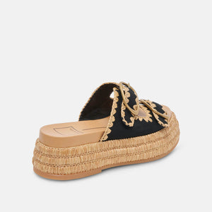 Dolce Vita Wanika Sandals onyx side | MILK MONEY milkmoney.co | cute sandals for women. cute slides for women. trendy womens sandals. women sandals online. pretty sandals for women. cute slides womens.