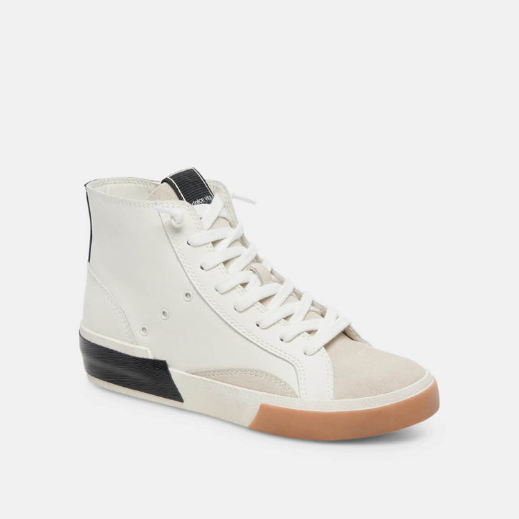 Dolce Vita Zohara Sneakers white black side | MILK MONEY milkmoney.co | cute shoes for women. ladies shoes. nice shoes for women. footwear for women. ladies shoes online. ladies footwear. womens shoes and boots. pretty shoes for women. beautiful shoes for women.