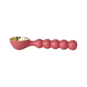 Enameled Aluminum Ice Cream Scoop pink front | MILK MONEY milkmoney.co | white elephant gift ideas, gift, mother's day gift ideas, white elephant gift, gift shops near me, cute home decor, mother's day gift, cute home accents, handmade in USA, elegant home decor
