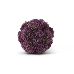 Faux Sedum Flower Ball  purple | MILK MONEY milkmoney.co | 	Home decor online, Modern home decor, Luxury home furnishings, Best home decor, Home accessories for sale, Living room furniture sets, Kitchen decor ideas, Wall art for home, Bathroom accessories, Vintage home decor, Minimalist home decor