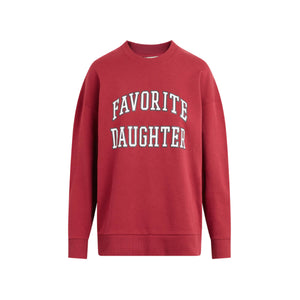 Favorite Daughter Collegiate Sweatshirt  red front | MILK MONEY milkmoney.co | cute clothes for women. womens online clothing. trendy online clothing stores. womens casual clothing online. trendy clothes online. trendy women's clothing online. ladies online clothing stores. trendy women's clothing stores. cute female clothes.
