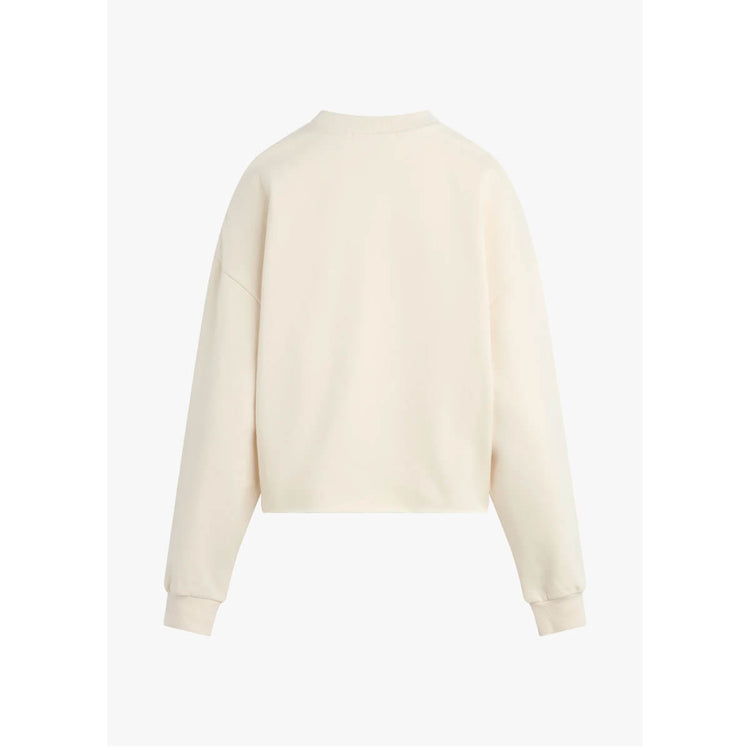 Favorite Daughter Cropped Collegiate Sweatshirt white back | MILK MONEY milkmoney.co | cute clothes for women. womens online clothing. trendy online clothing stores. womens casual clothing online. trendy clothes online. trendy women's clothing online. ladies online clothing stores. trendy women's clothing stores. cute female clothes.
