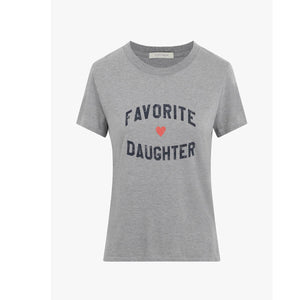 Favorite Daughter Tee  grey front | MILK MONEY milkmoney.co | cute clothes for women. womens online clothing. trendy online clothing stores. womens casual clothing online. trendy clothes online. trendy women's clothing online. ladies online clothing stores. trendy women's clothing stores. cute female clothes.
